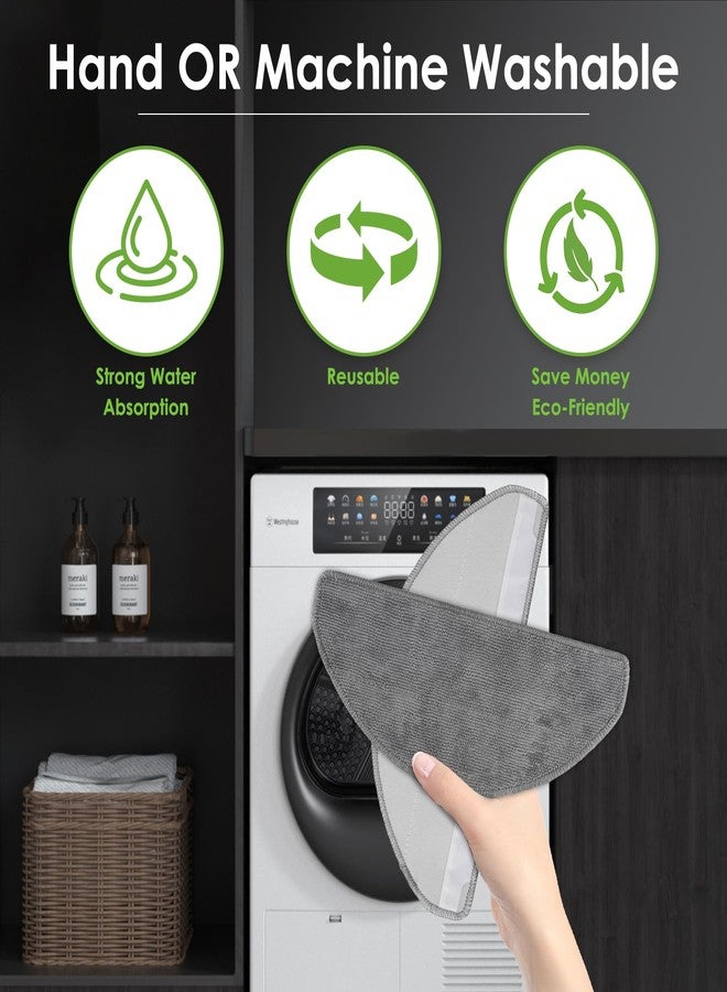 CHAIN PEAK (4 Pack) Q7 M5/ Q7 M5+/ Q7 L5/ Q7 L5+ Mop Pads Compatible with Roborock Q7 M5, Q7 M5+, Q7 L5, Q7 L5+ Robot Vacuum, Washable Mop Cloth Accessories Kit, Q7 M5 Mop Pad, Replacement Parts - Image 5